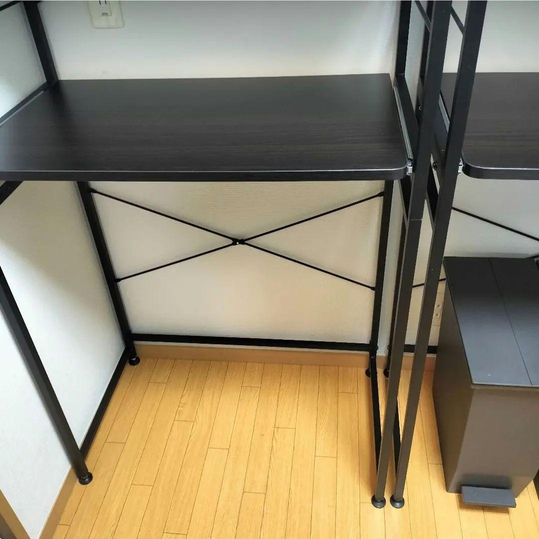 スライドトレー付き収納棚 約81.5cm幅