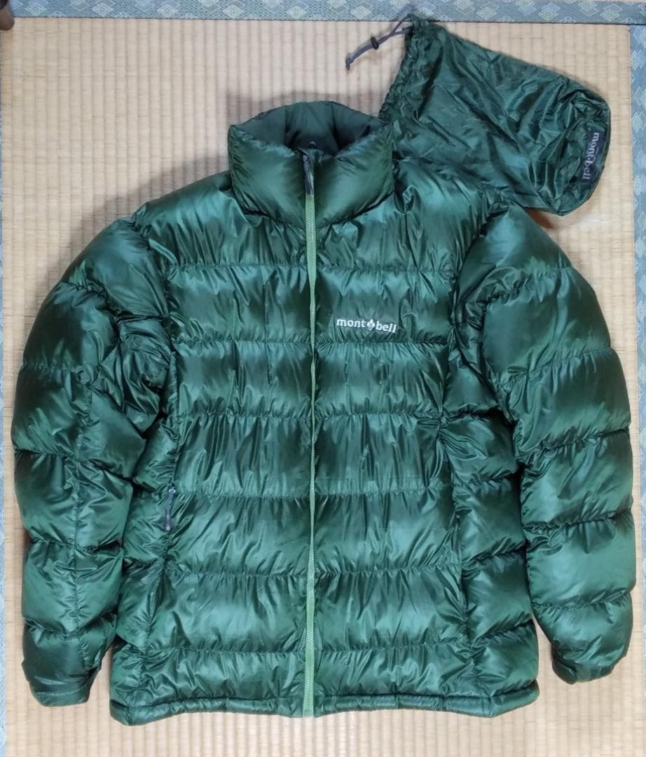 モンベル　アルパインダウンジャケット 1101426　ダークグリーン　サイズＬ