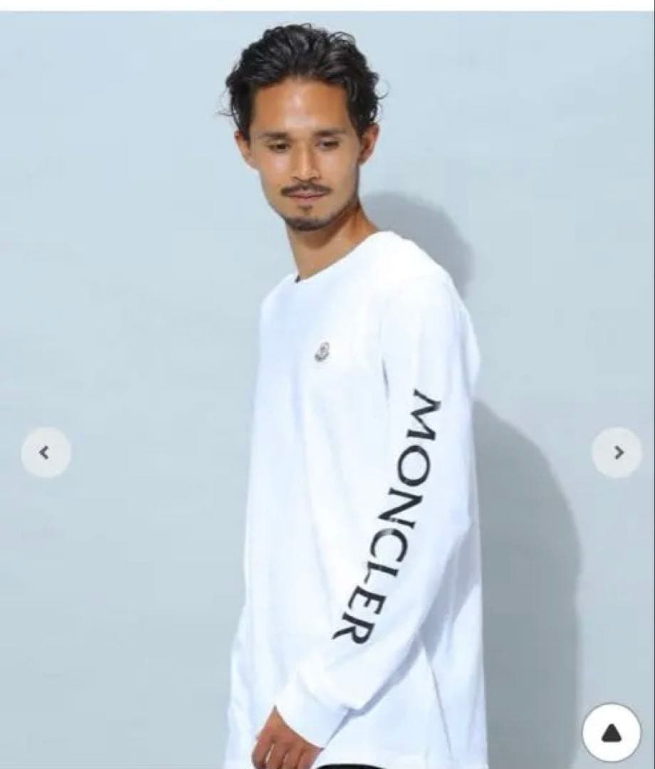 MONCLER 長袖シャツ ホワイト