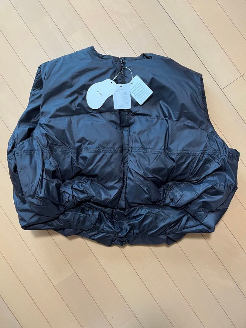 wee9s egg down vest エッグショートダウンベスト　黒　新品