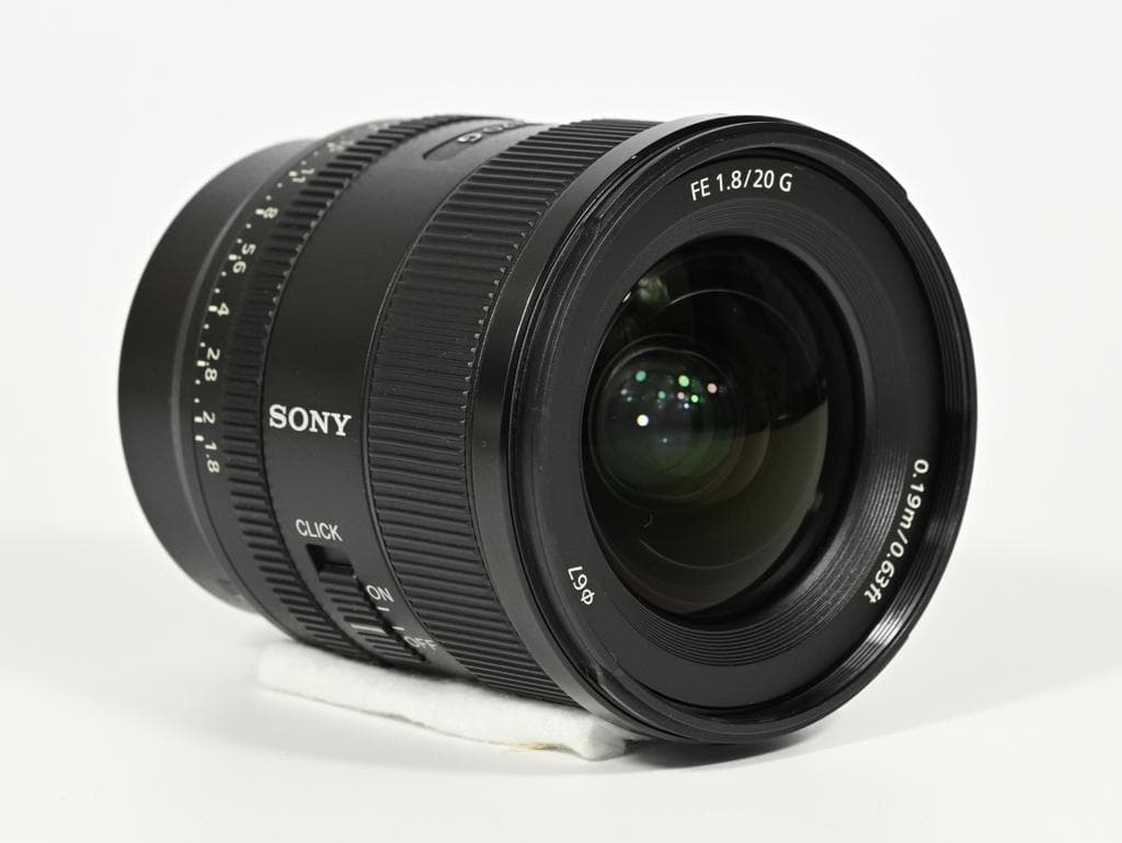 【超美品】 ソニー　SONY FE 20mm F1.8 G SEL20F18G