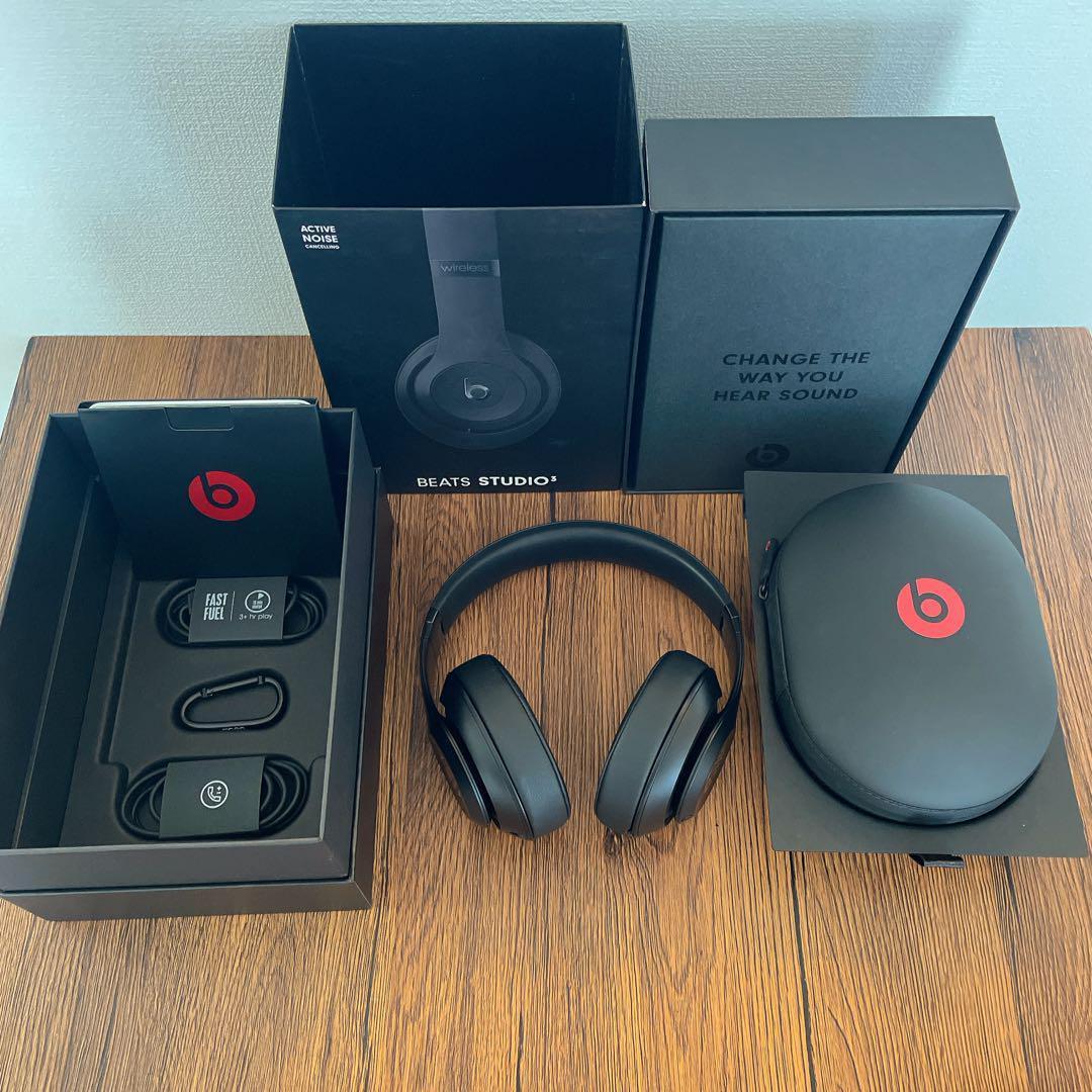 完品⭐️BEATS STUDIO3 WIRELESSマットブラック