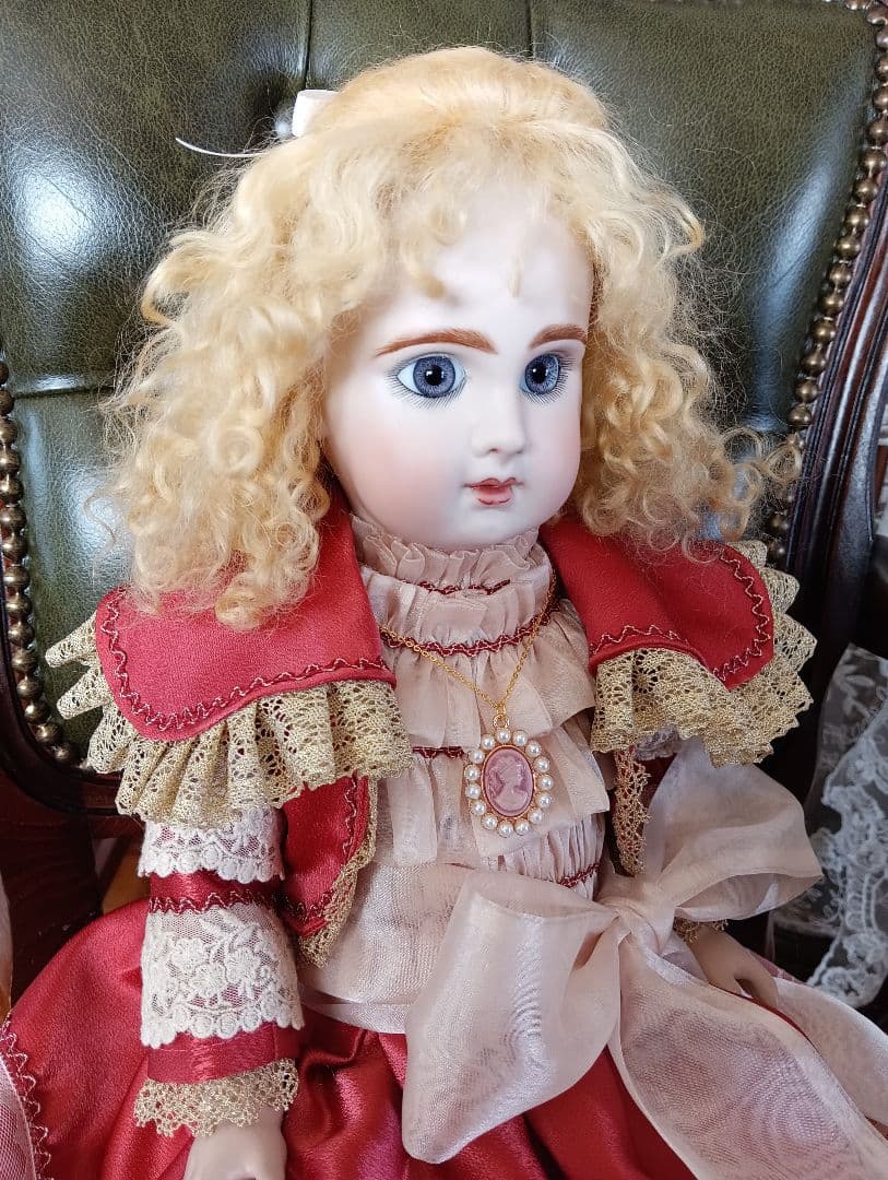 ビスクドール　♥ビクトリアンスタイル のジュモー　ヴァイオレットの眼差し♥