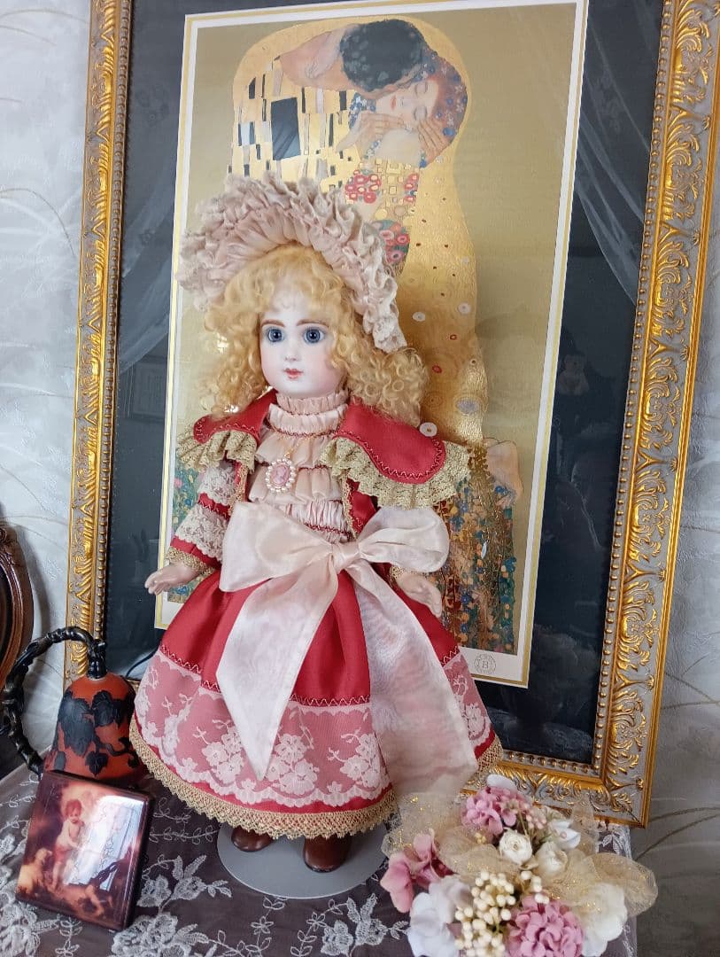 ビスクドール　♥ビクトリアンスタイル のジュモー　ヴァイオレットの眼差し♥