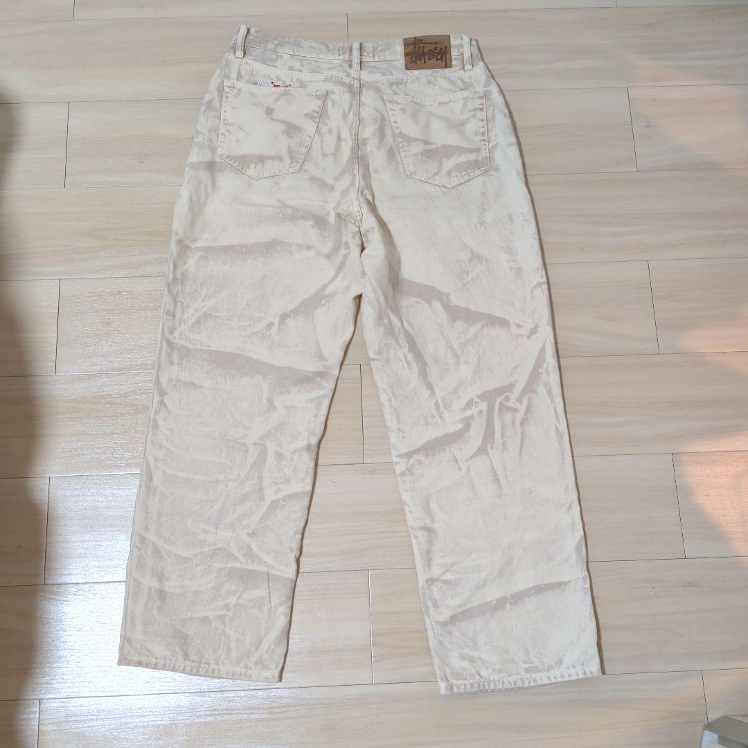 パンツ stussy BigO'l jean distressed canvas 30