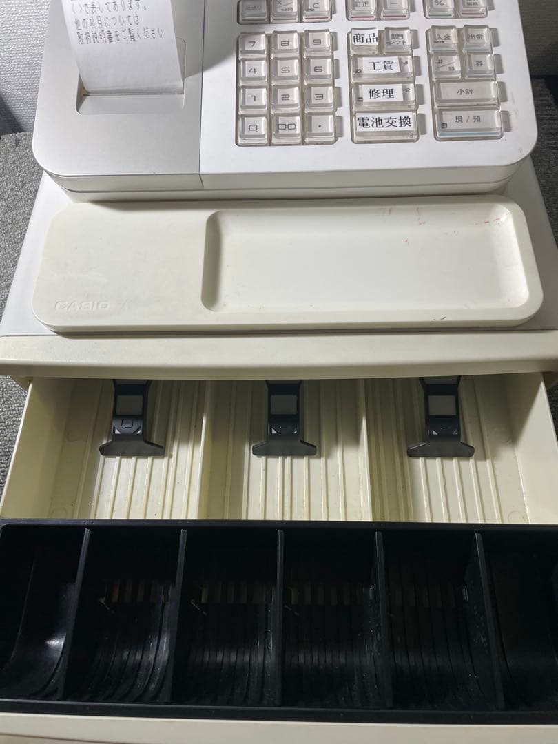 CASIO SE-S30-WE ホワイト レジスター　動作確認済