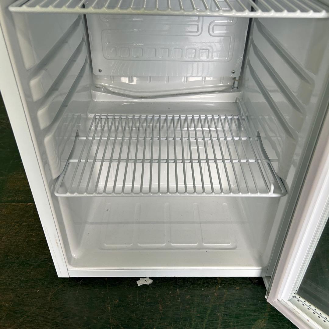 134業務用 冷蔵ショーケース オフィスコンビニ XW-105 左右開き 小型