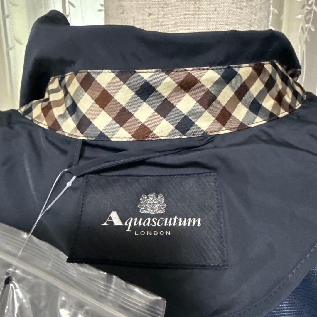 値下げ　新品未使用　アクアスキュータム トレンチデザイン レインコート