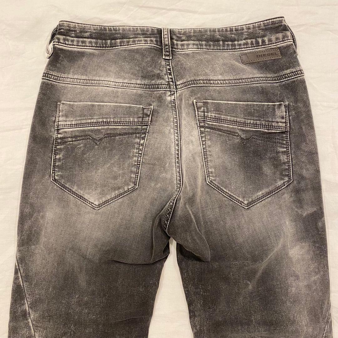 【新品タグ付】DIESEL ディーゼル FAYZA ジョグジーンズ 23 グレー