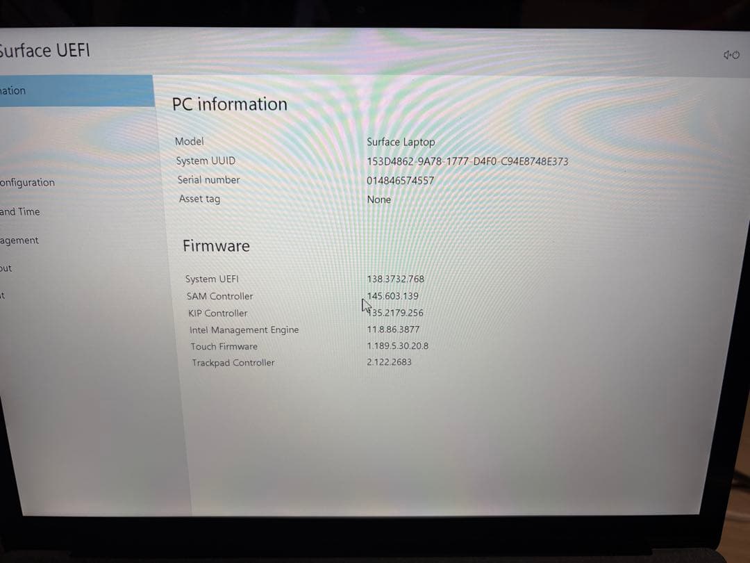 Microsoft Surface Laptop 1769 ジャンク