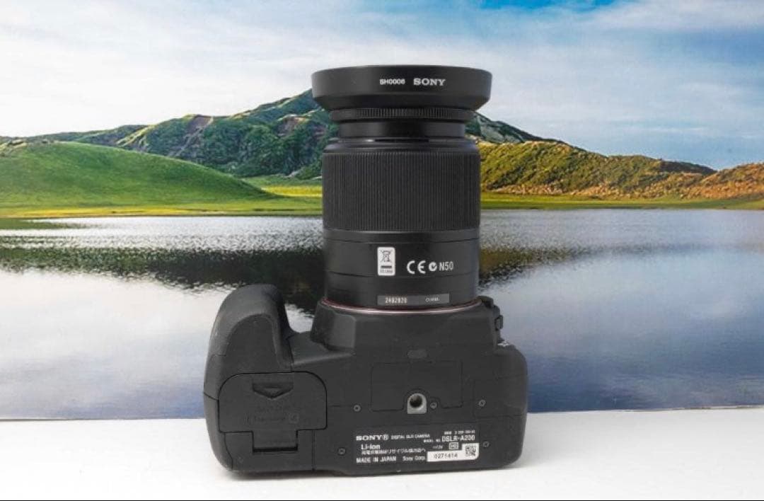SONY α200 一眼レフカメラ ダブルレンズセット★入門モデル