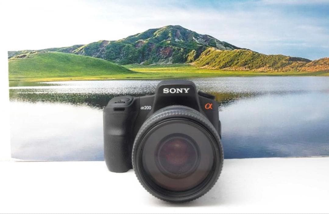 SONY α200 一眼レフカメラ ダブルレンズセット★入門モデル