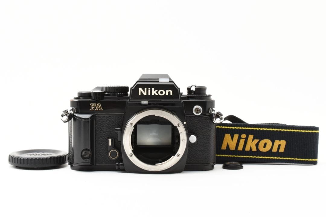 美品 NIKON FA ブラック フィルムカメラ　モルト新品交換済 B769