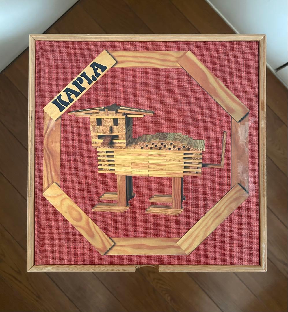 【期間限定出品】 未使用美品 KAPLA 280ピース（赤） カプラ