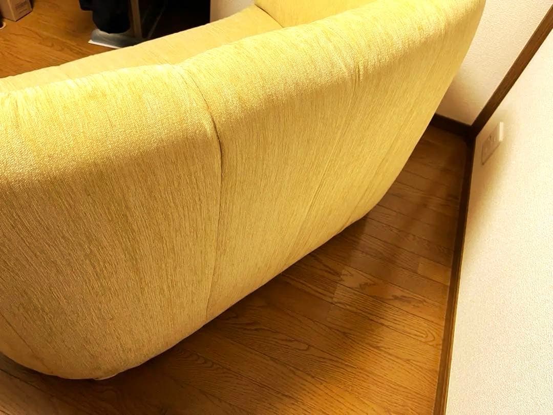 お買い得★東京インテリア★ラウンド型★2人掛けソファ