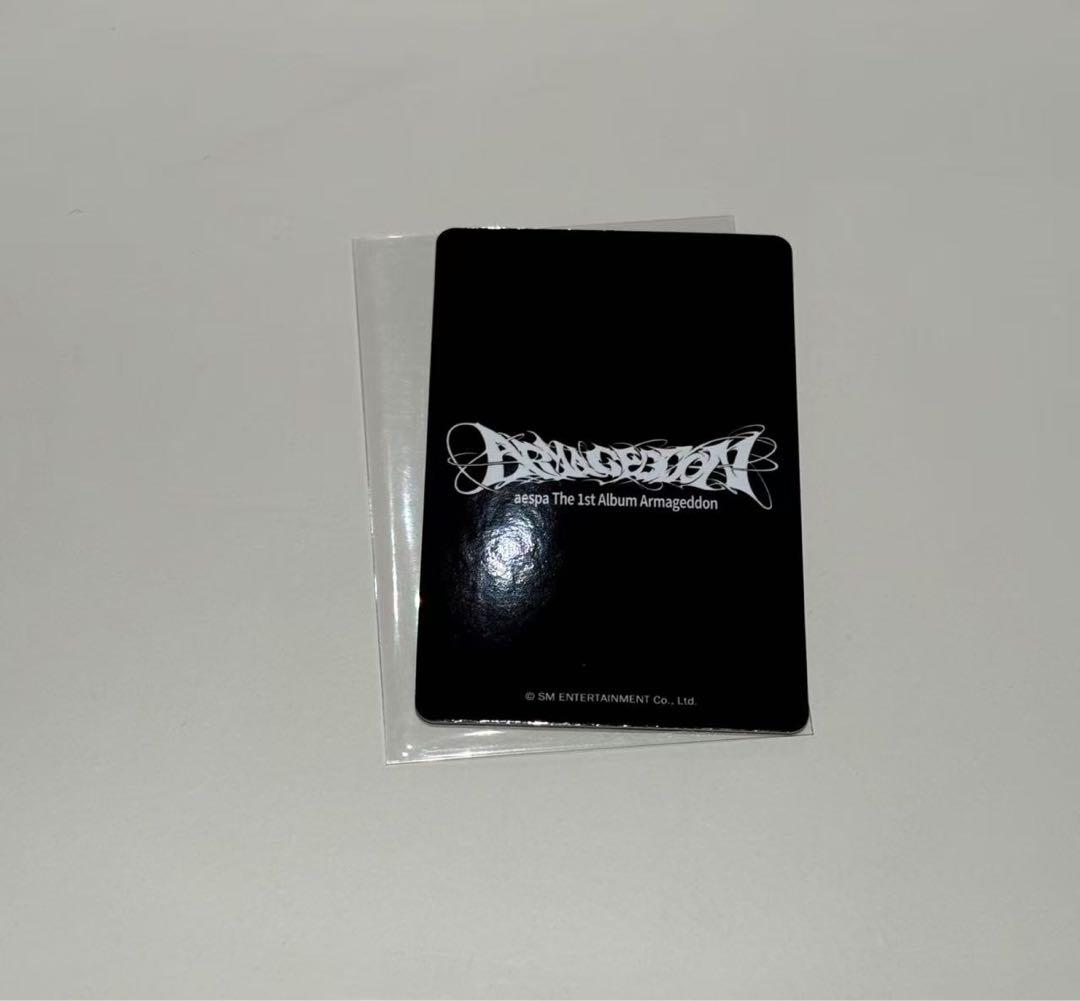 【限定140枚】aespa kms 中国 上海 当選者限定 トレカ　ウィンタ