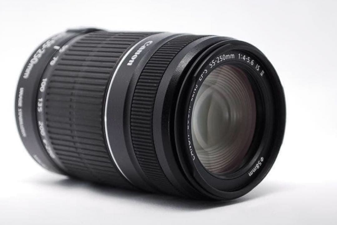望遠レンズ✨手ぶれ補正付✨Canon EF-S 55-250mm IS Ⅱ✨
