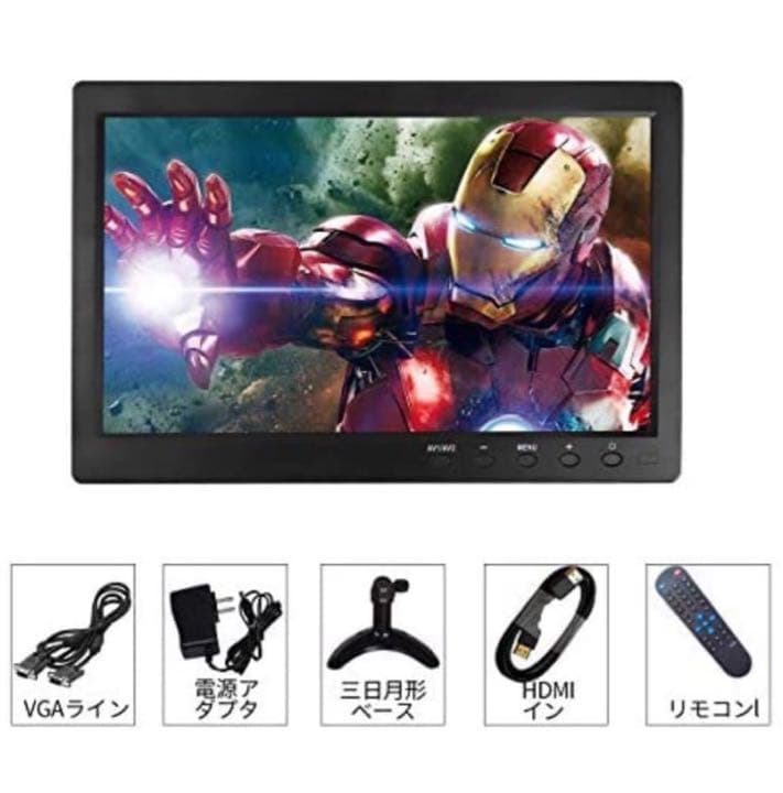 新品！10.1インチモニター液晶小型モニター1280X800 IPS 全視野！