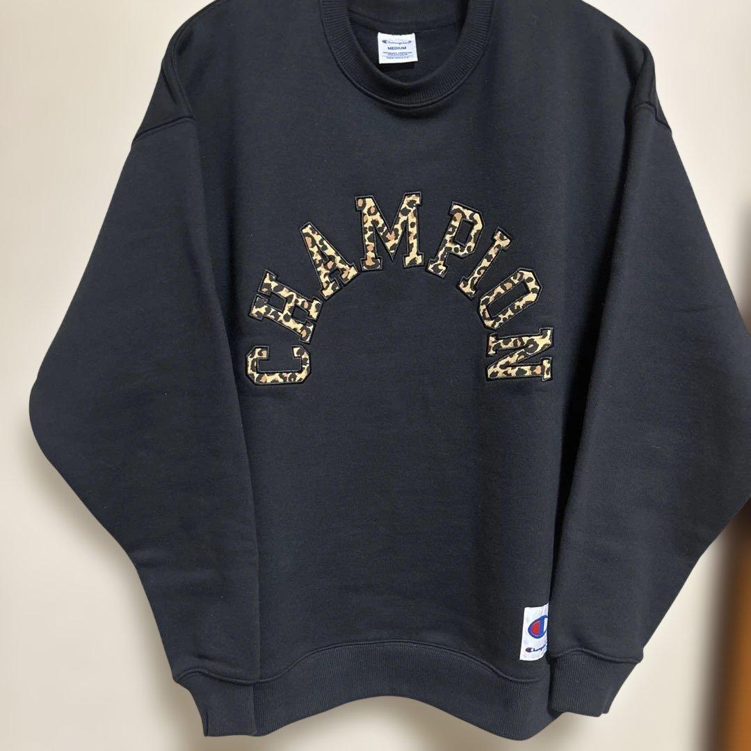 Champion 2026FW レオパードサイズM JAPAN企画　美品黒