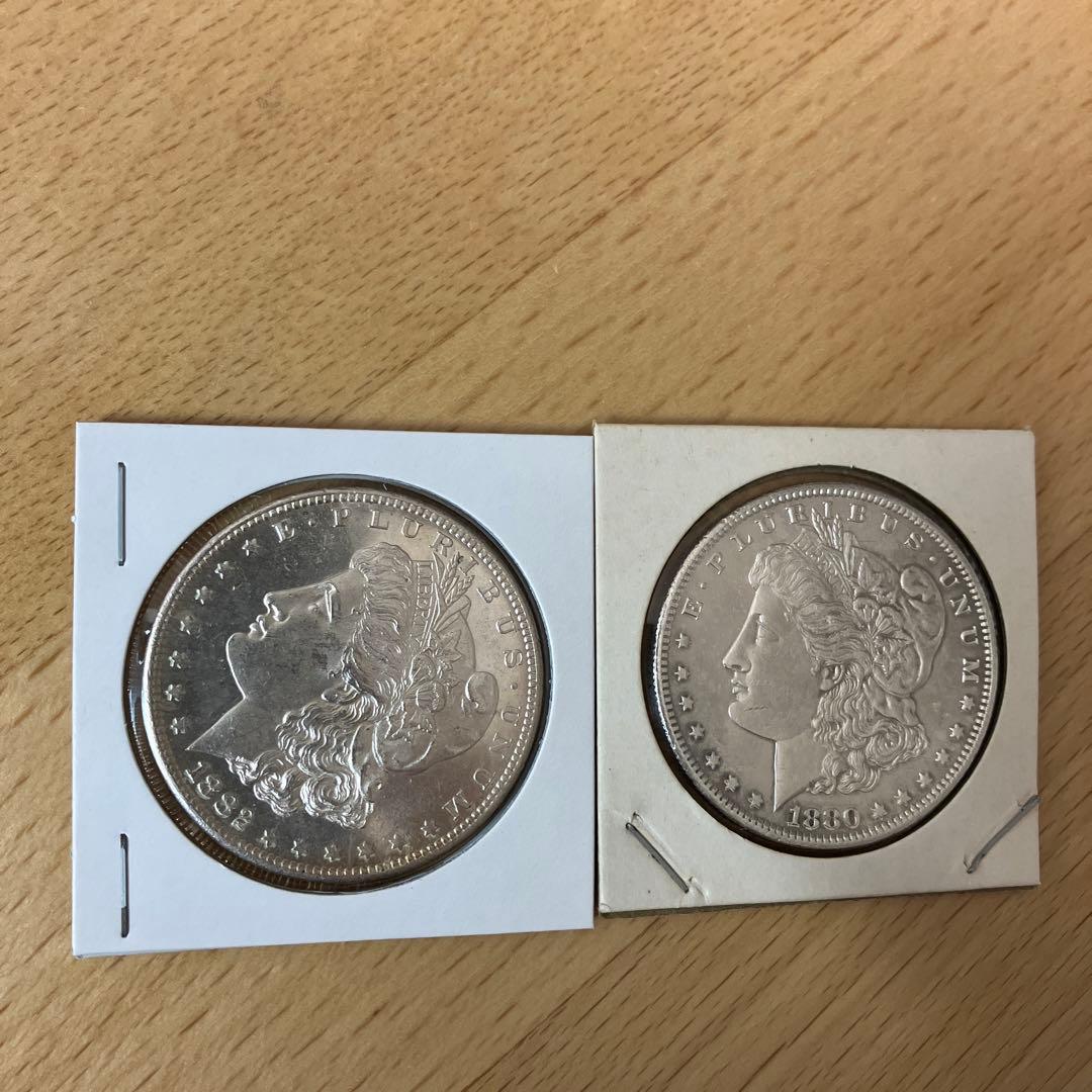 モルガン・ダラー セット 1882年1880年