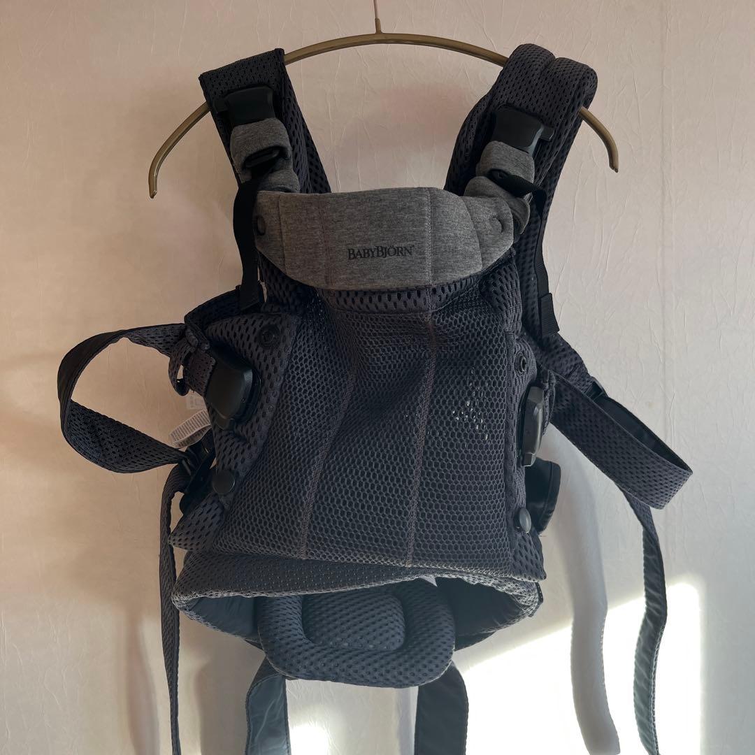 BabyBjörn ハーモニー　アンスラサイト　抱っこ紐 ダークグレー メッシュ