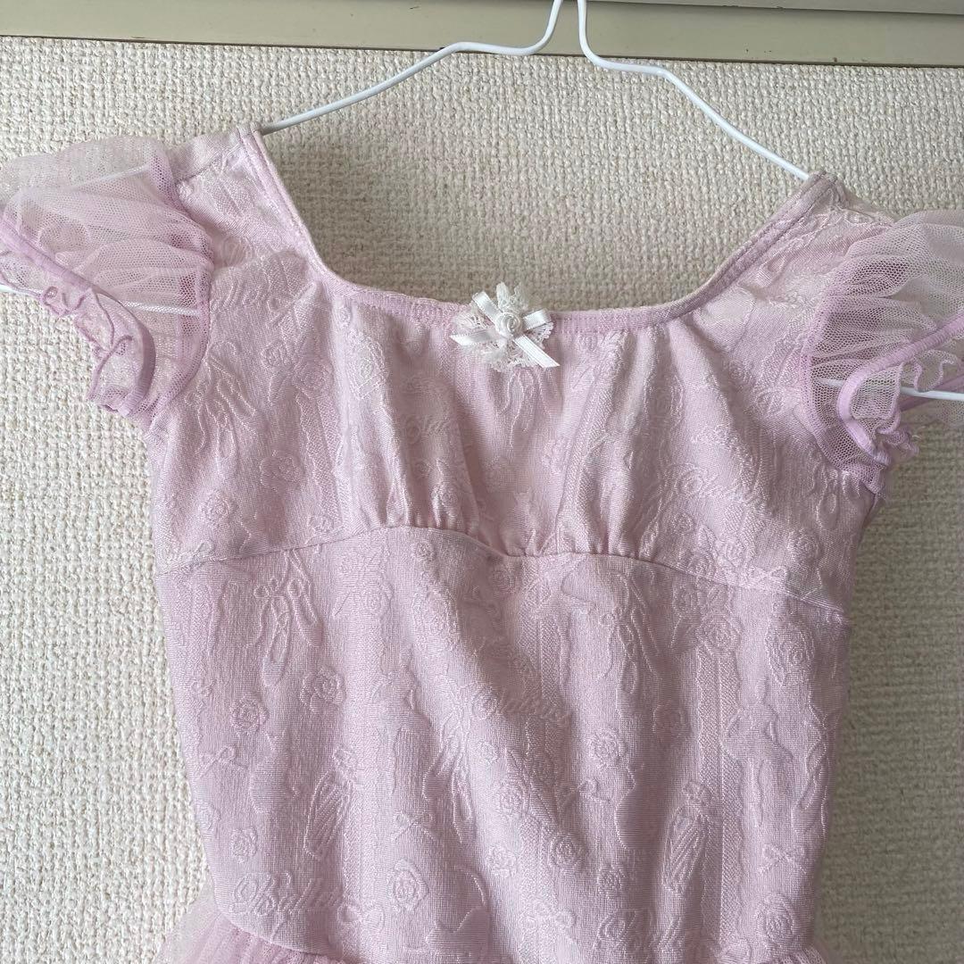美品　chacott 110cm ピンク　レオタード　チャコット　スカート付き