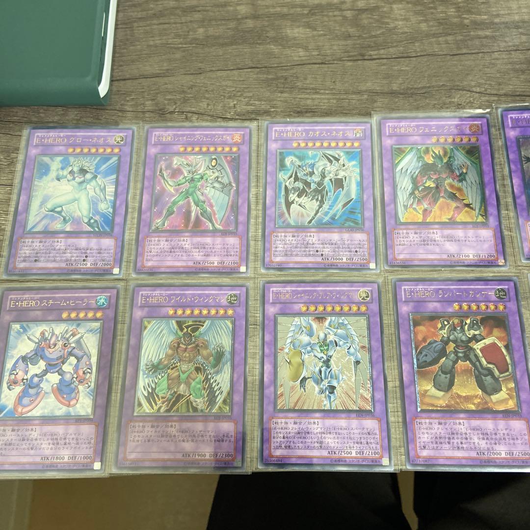 遊戯王　E•HERO レリーフ　まとめ売り18枚