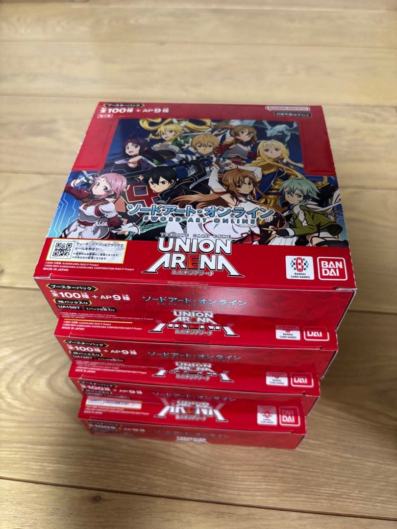 ユニオンアリーナ　SAO 4BOXテープ付き