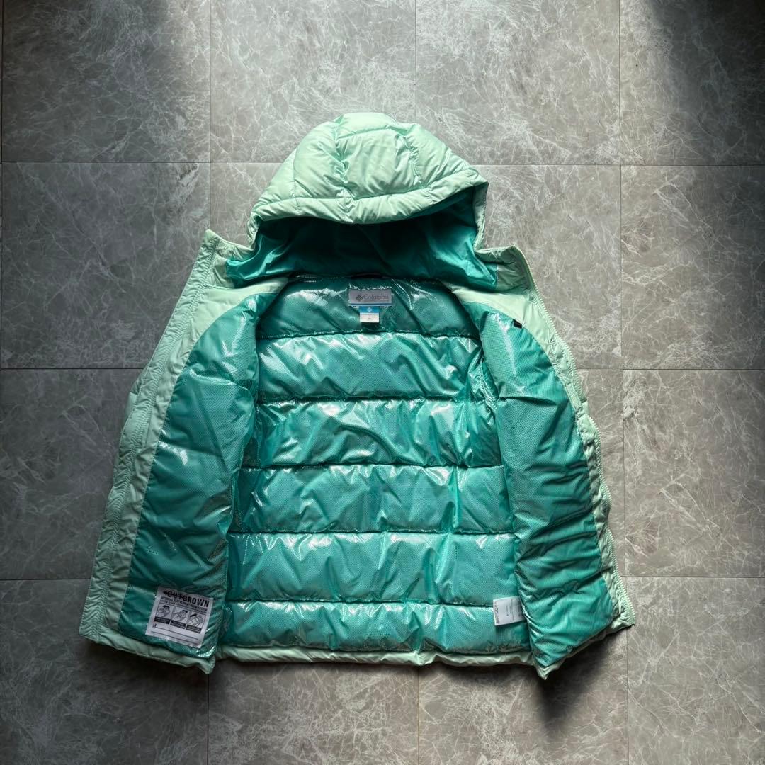 【超美品‼️】Columbia ダウンジャケット ライトグリーン M