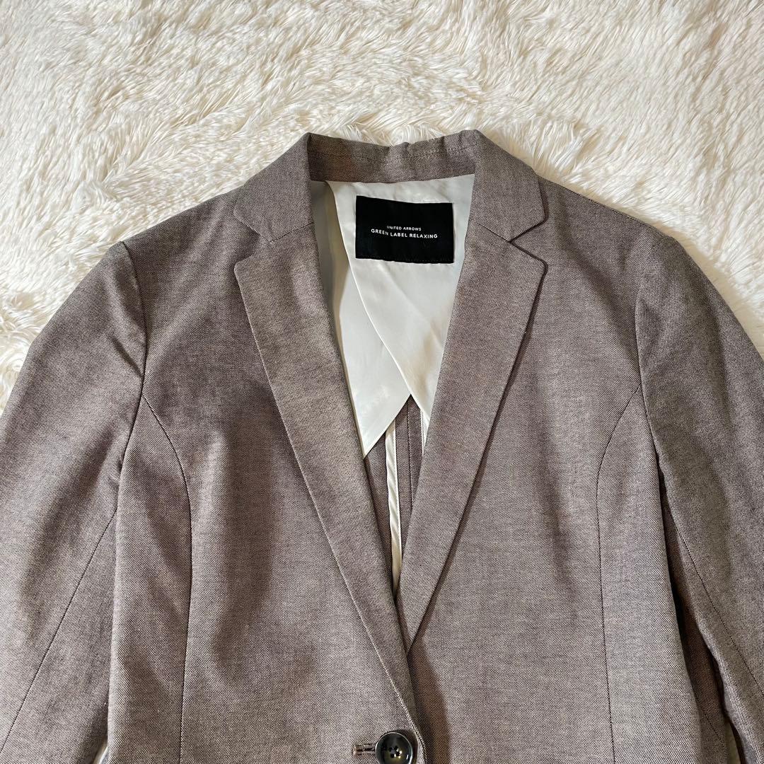 グリーンレーベルリラクシング　テーラード パンツスーツ ストレッチ 38