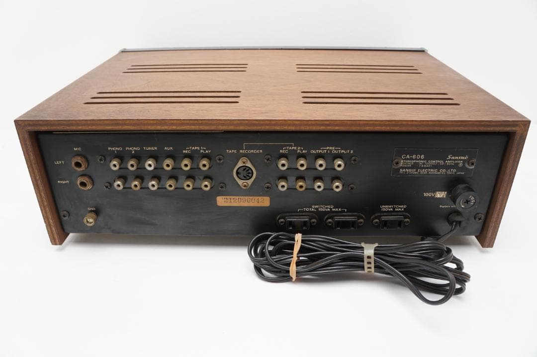 ジャンク　Sansui CA-606 山水