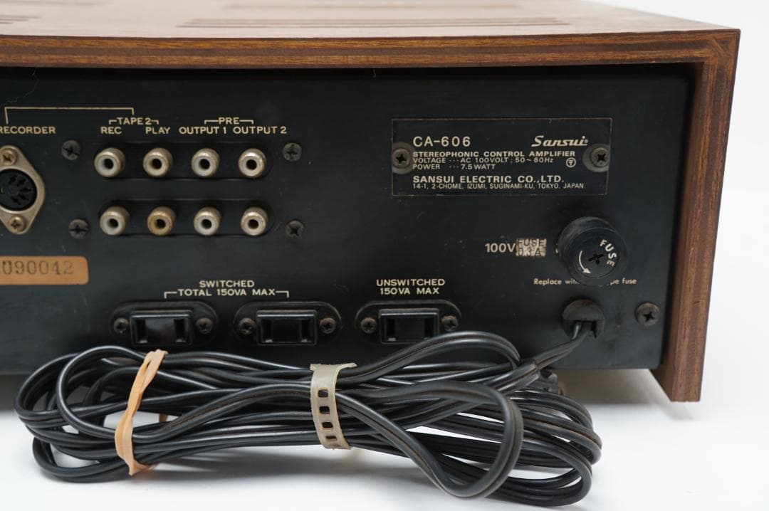 ジャンク　Sansui CA-606 山水