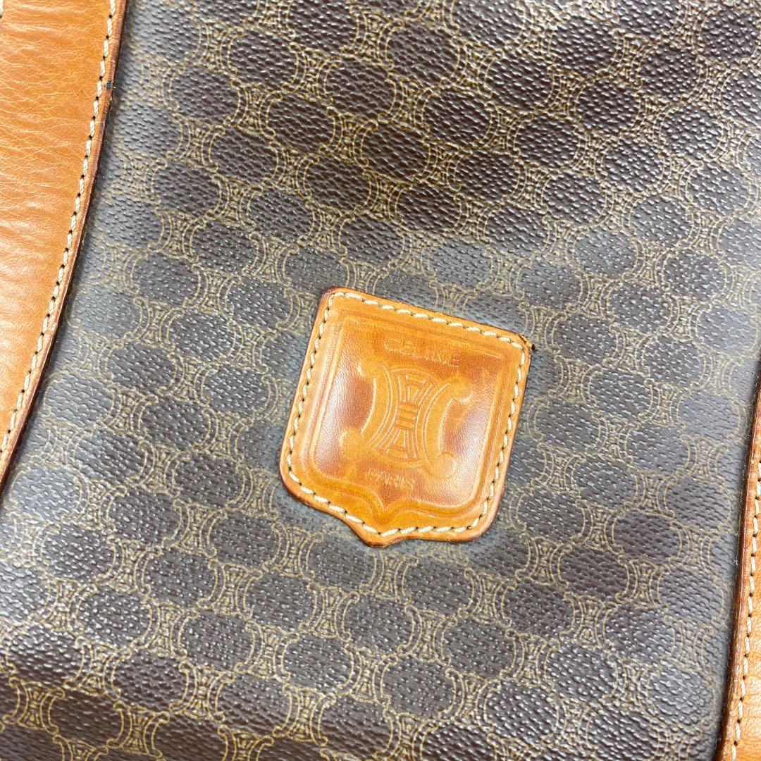 CELINE セリーヌ　ヴィンテージ　マカダム柄　ボストンバック 旅行