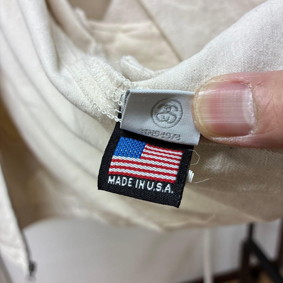 【USA製】 Stussy アイボリー スウィングトップ ジャケット