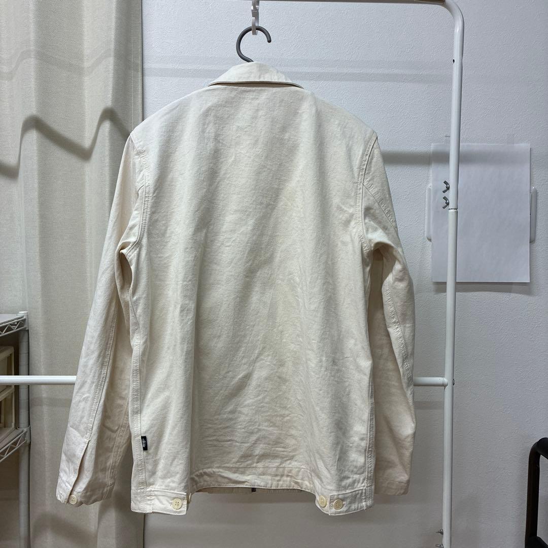 【USA製】 Stussy アイボリー スウィングトップ ジャケット
