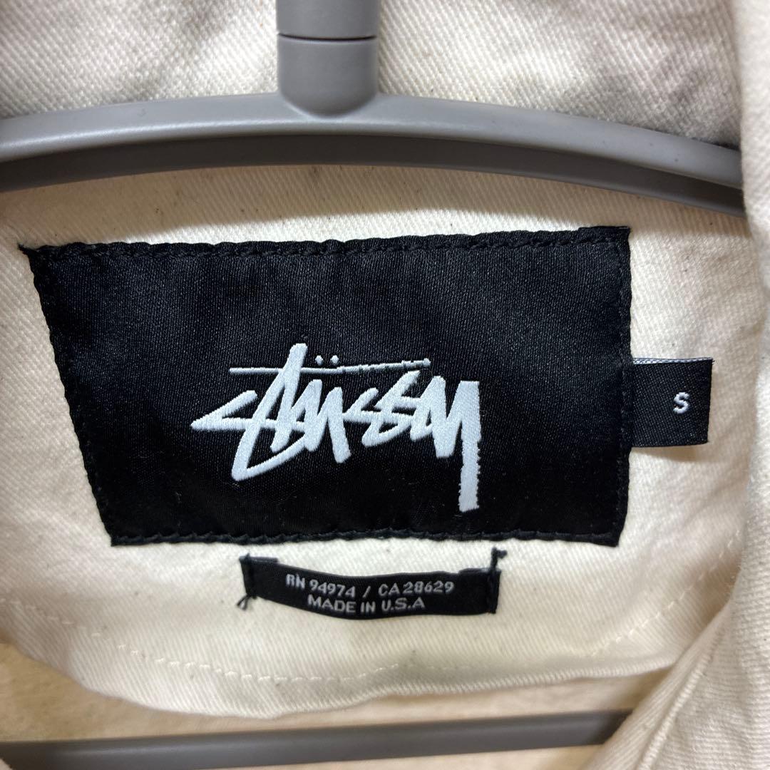 【USA製】 Stussy アイボリー スウィングトップ ジャケット