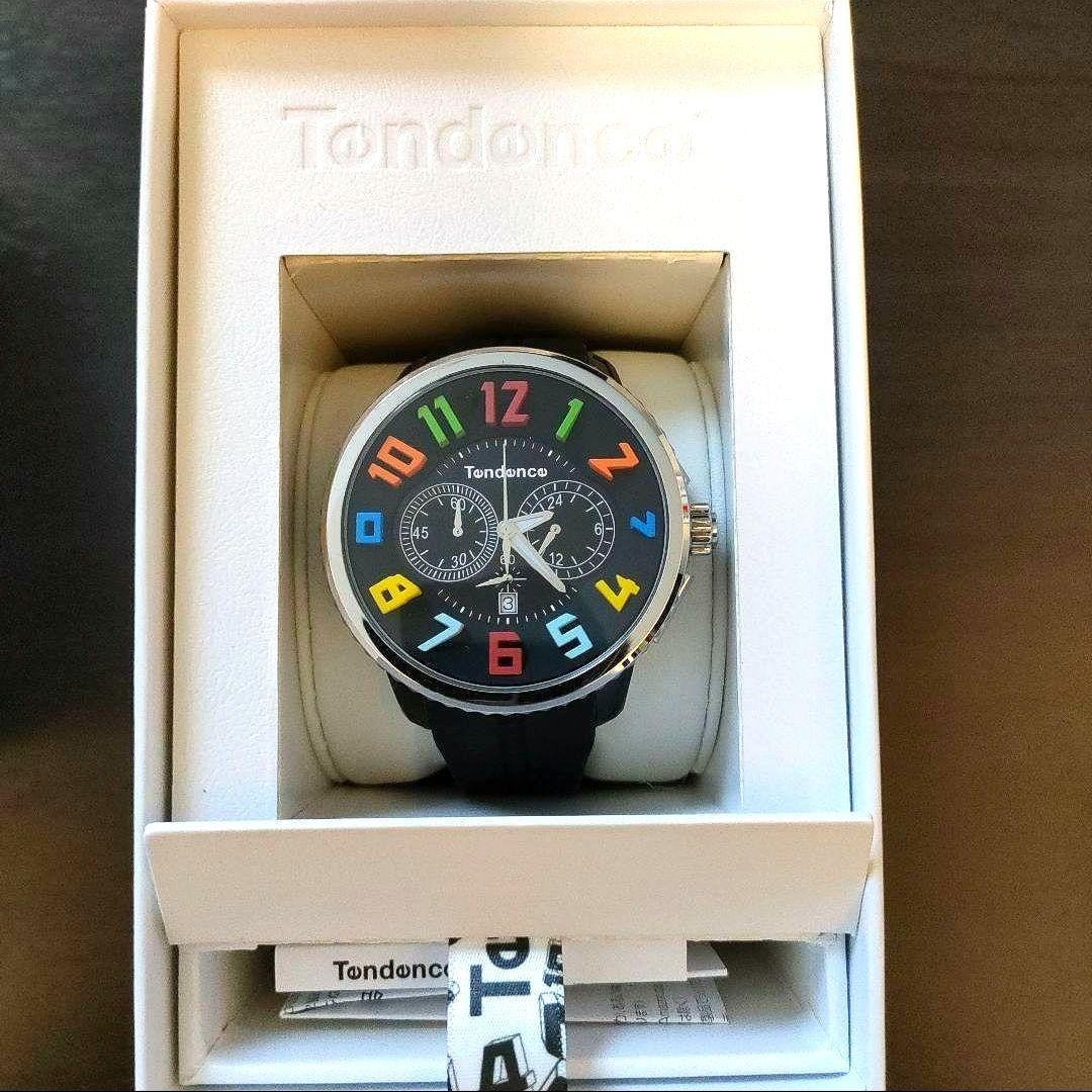 テンデンス ガリバー ラウンド クロノグラフ ブラック 日本限定モデル