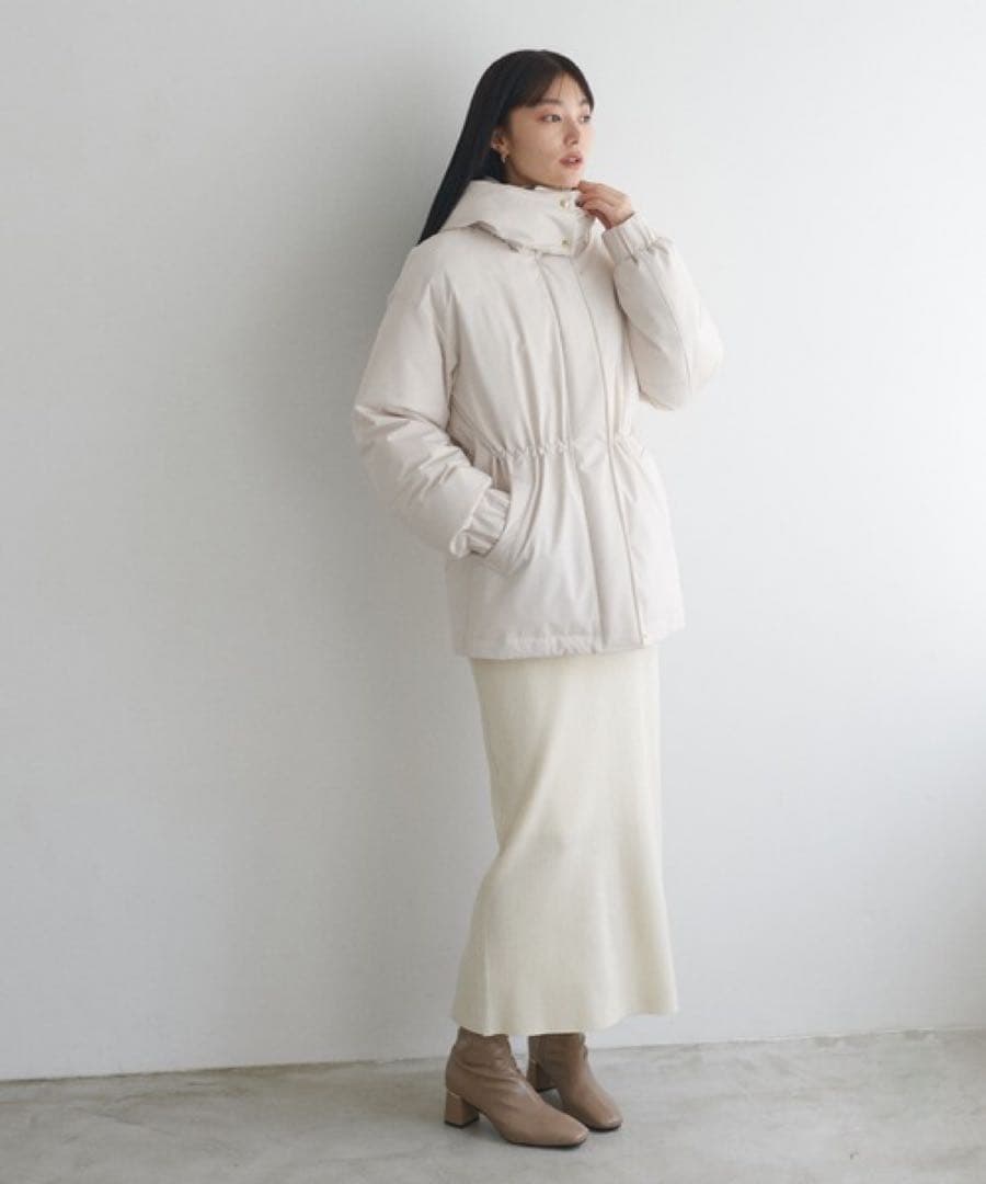 【WOODS × natural couture】ミドル丈ダウン