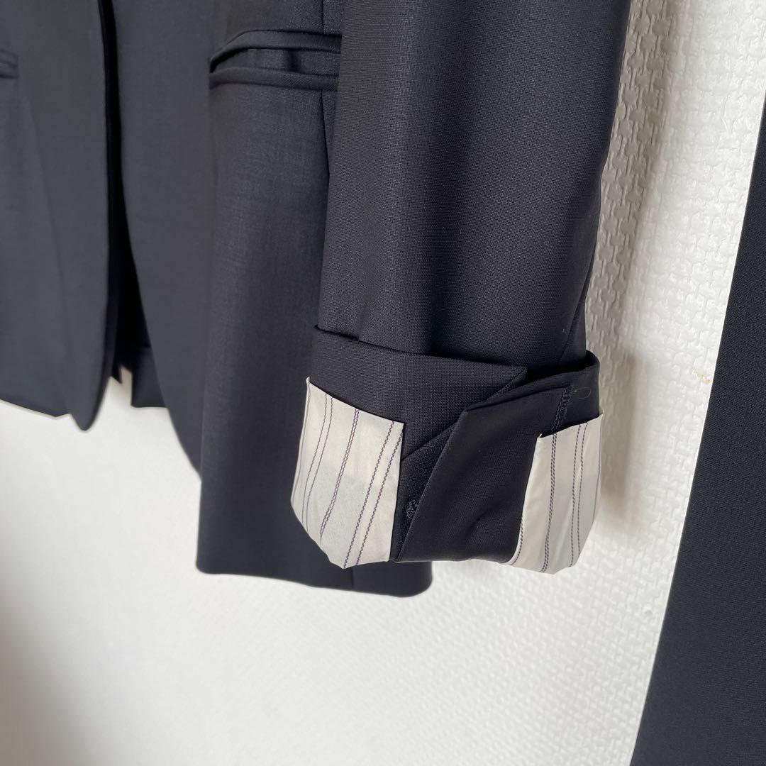 美品theory luxeセオリーリュクEXECUTIVE ネイビー38/36