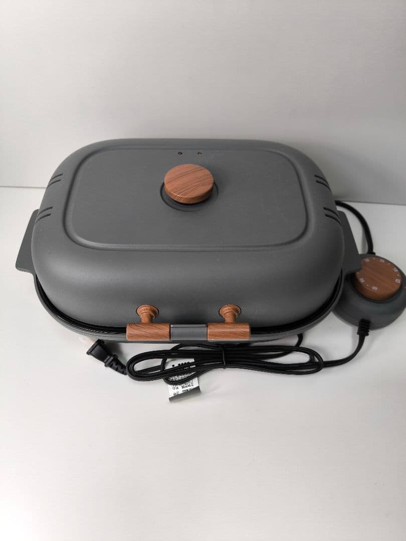 新品（展示品）ドウシシャ 焼き芋メーカー 平面プレート付き グレー ピエリア