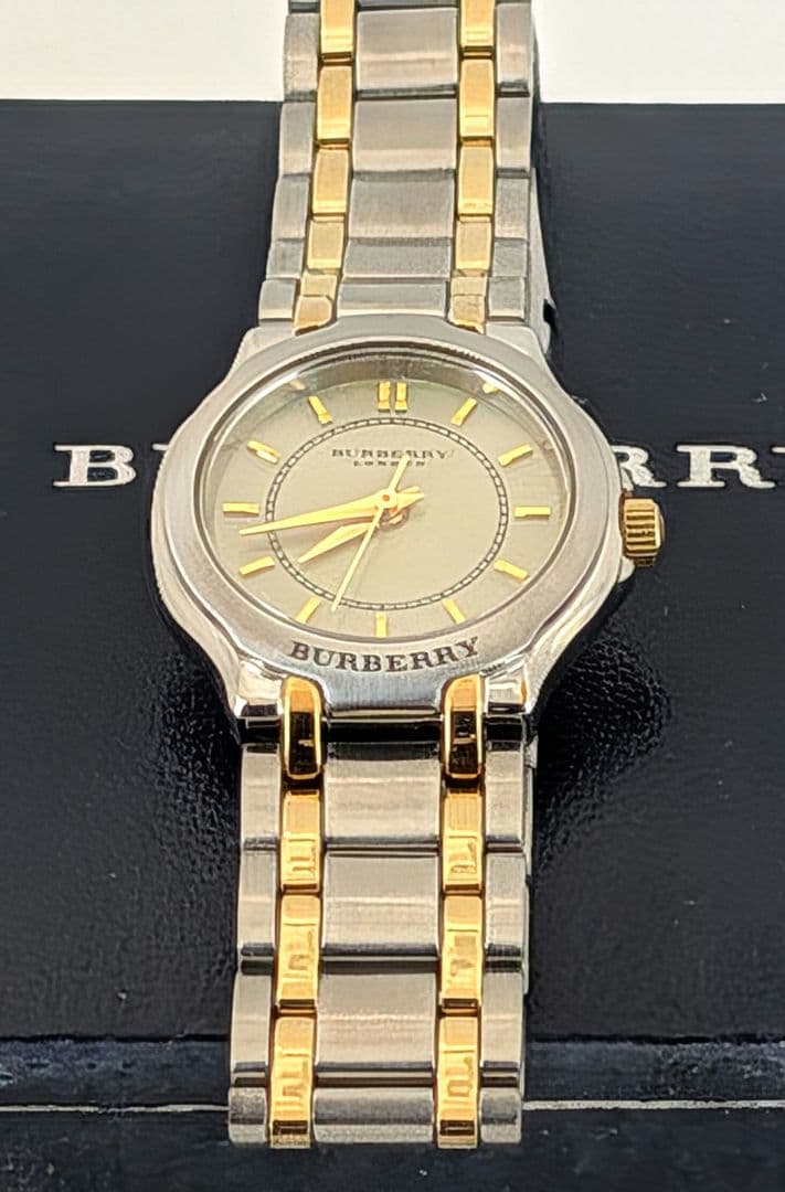 【可動品】バーバリー　ソーラー腕時計　レディース　BURBERRY