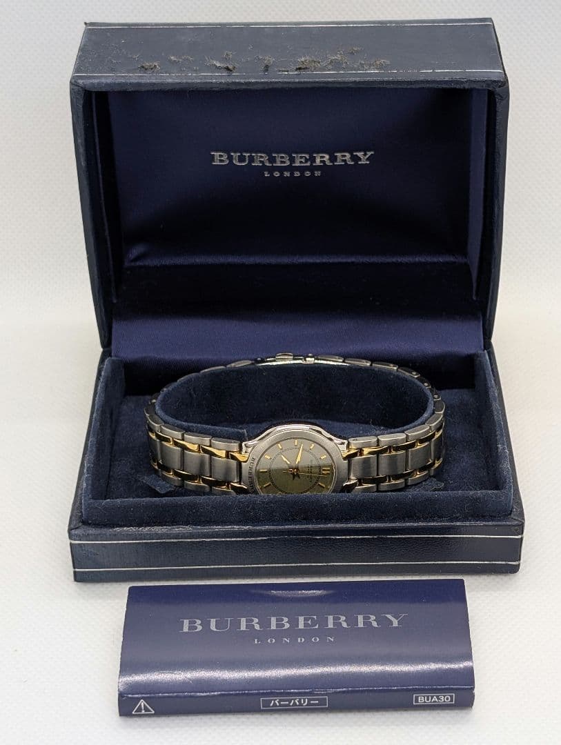 【可動品】バーバリー　ソーラー腕時計　レディース　BURBERRY