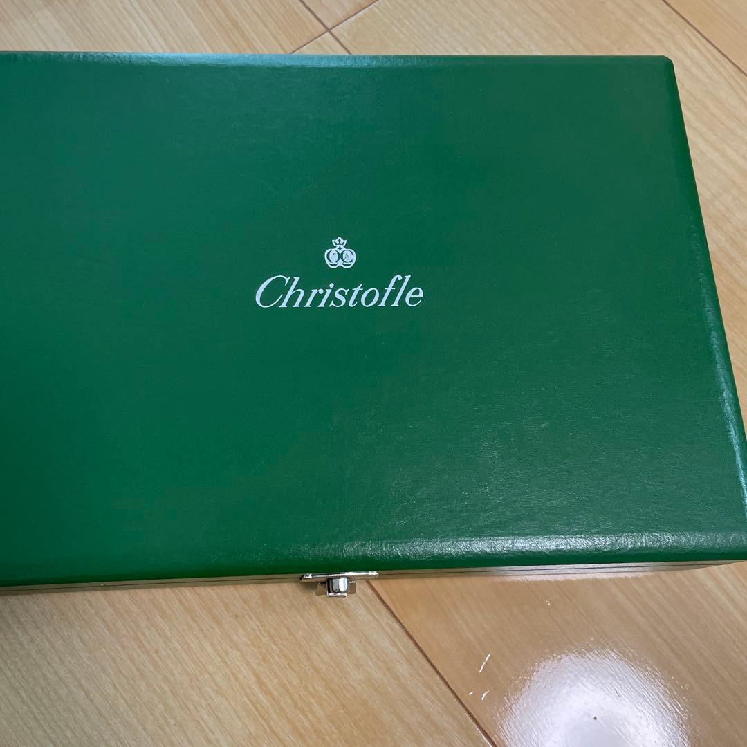 Christofle ティスプーン&フォーク12本セット　➕400円で箱付き