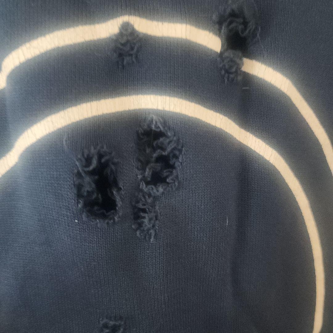 NUMBER (N)INE スタンダード期　　エンブレムスウェット　ネイビー　4