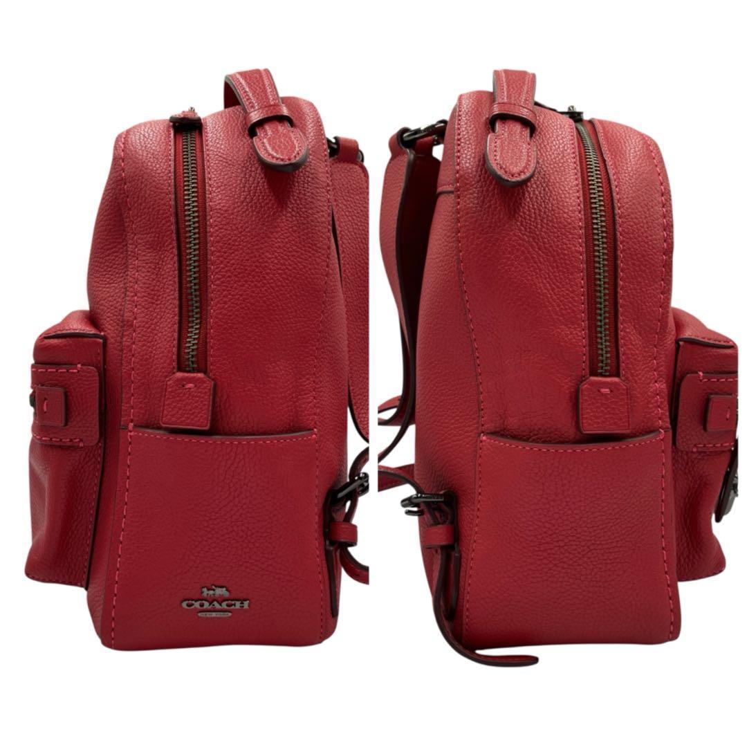 美品✨COACH 31032 レッド ミニリュック バックパック 本革