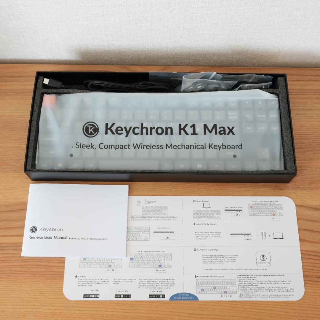 Keychron K1 Max JIS 静音赤軸