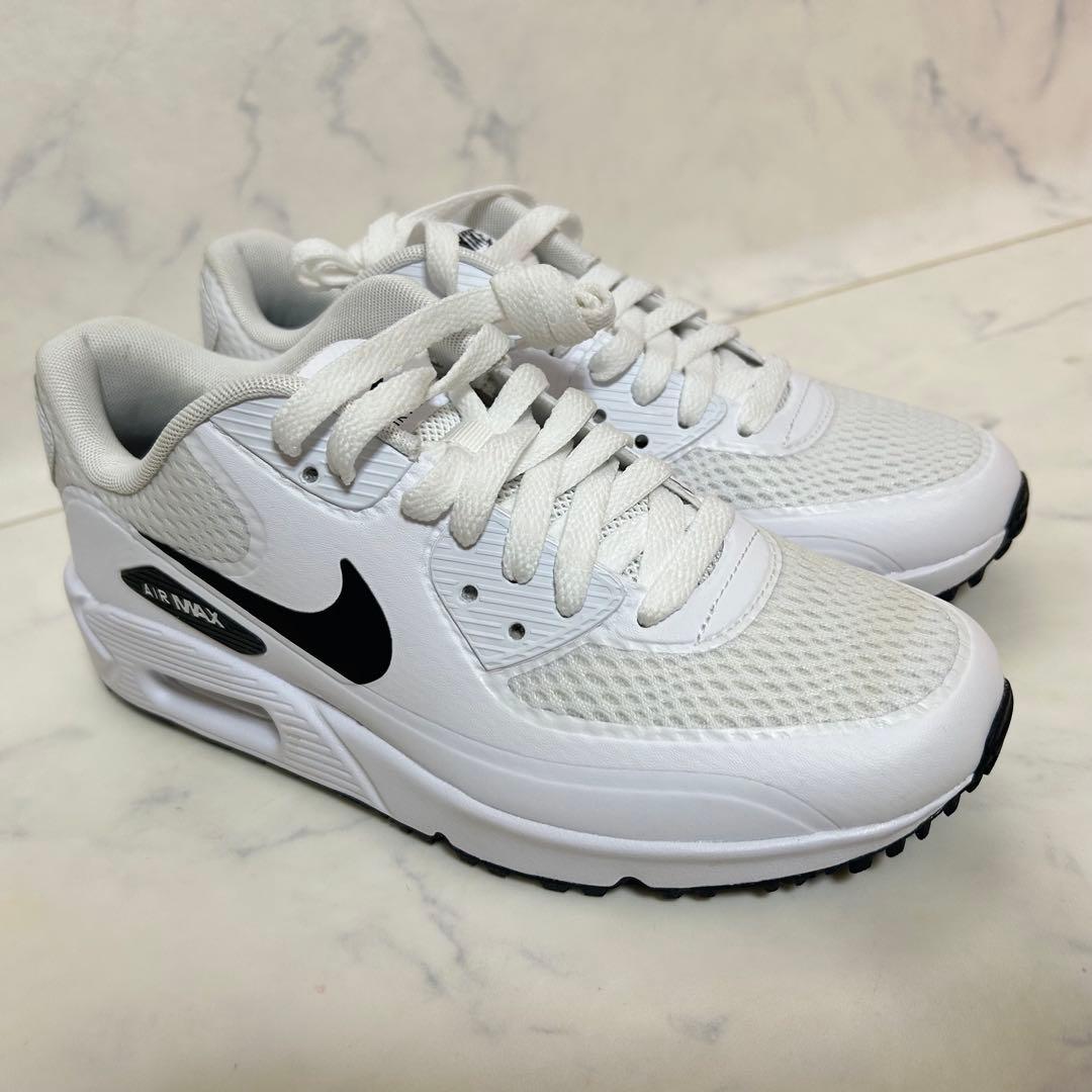 ナイキ エアマックス 90 ゴルフ ホワイト ブラック スパイクレス