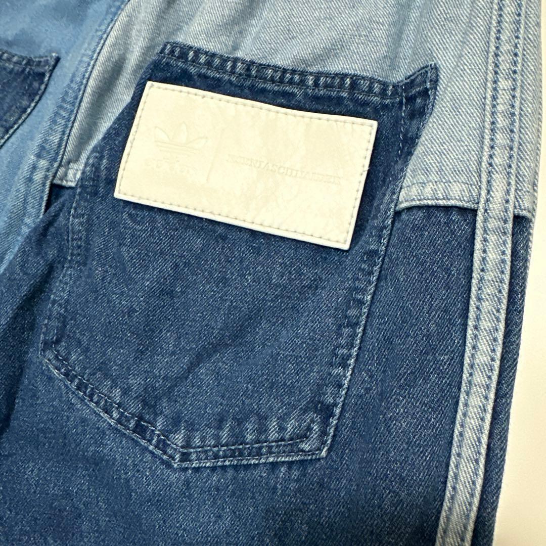 adidas KSENIASCHNAIDER 男女兼用　パッチワークデニムパンツ