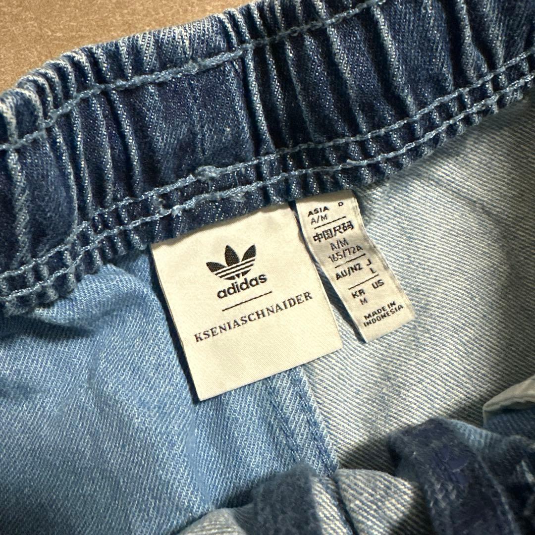 adidas KSENIASCHNAIDER 男女兼用　パッチワークデニムパンツ