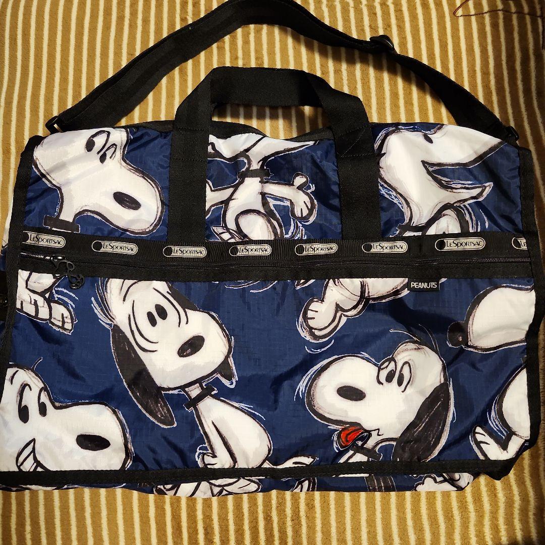 LE SPORTSAC スヌーピー ボストンバッグ